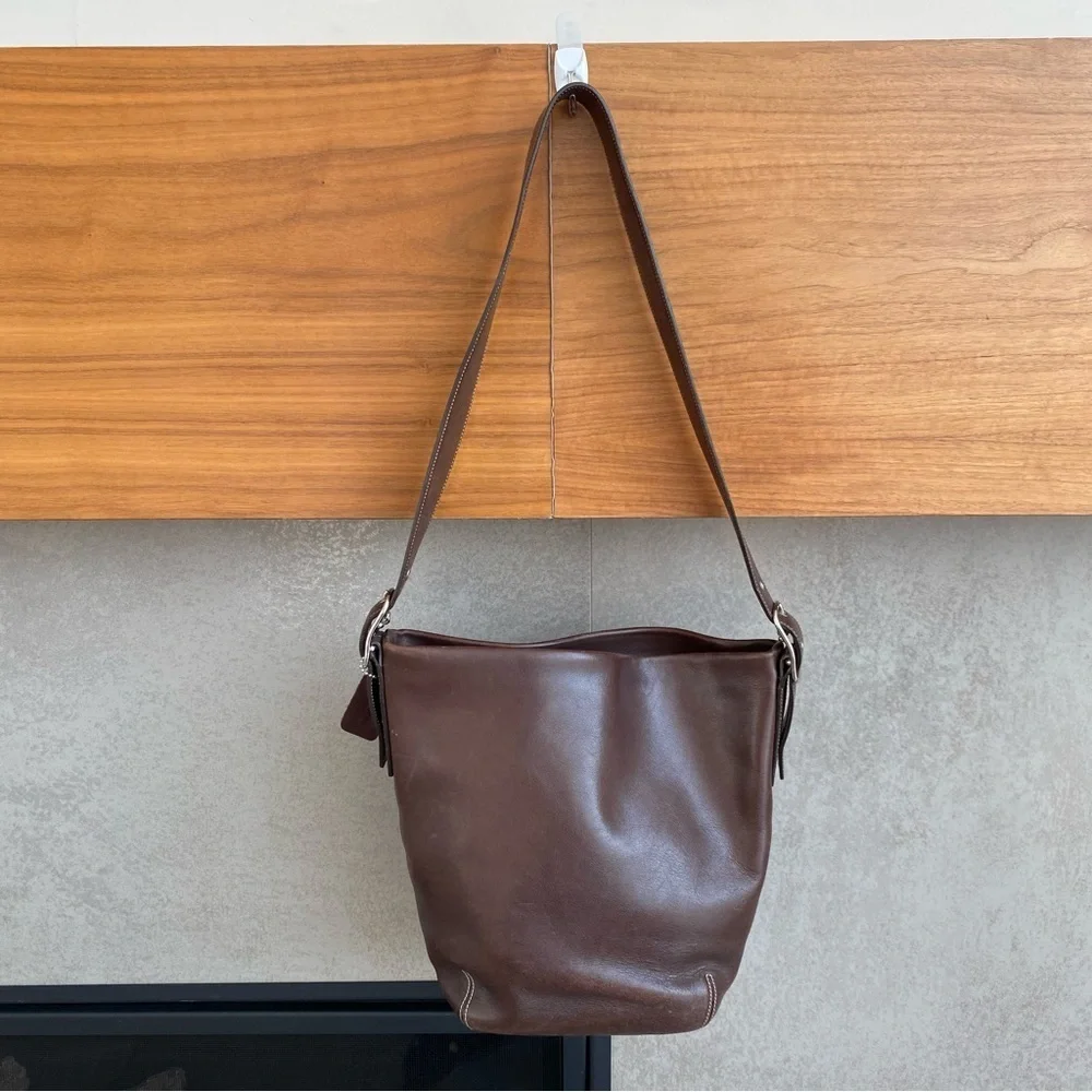 Vintage Coach Legacy Soho Bucket Leather Bag 9186